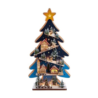 Деревянная ёлка 60 см - купить в Кощеевской